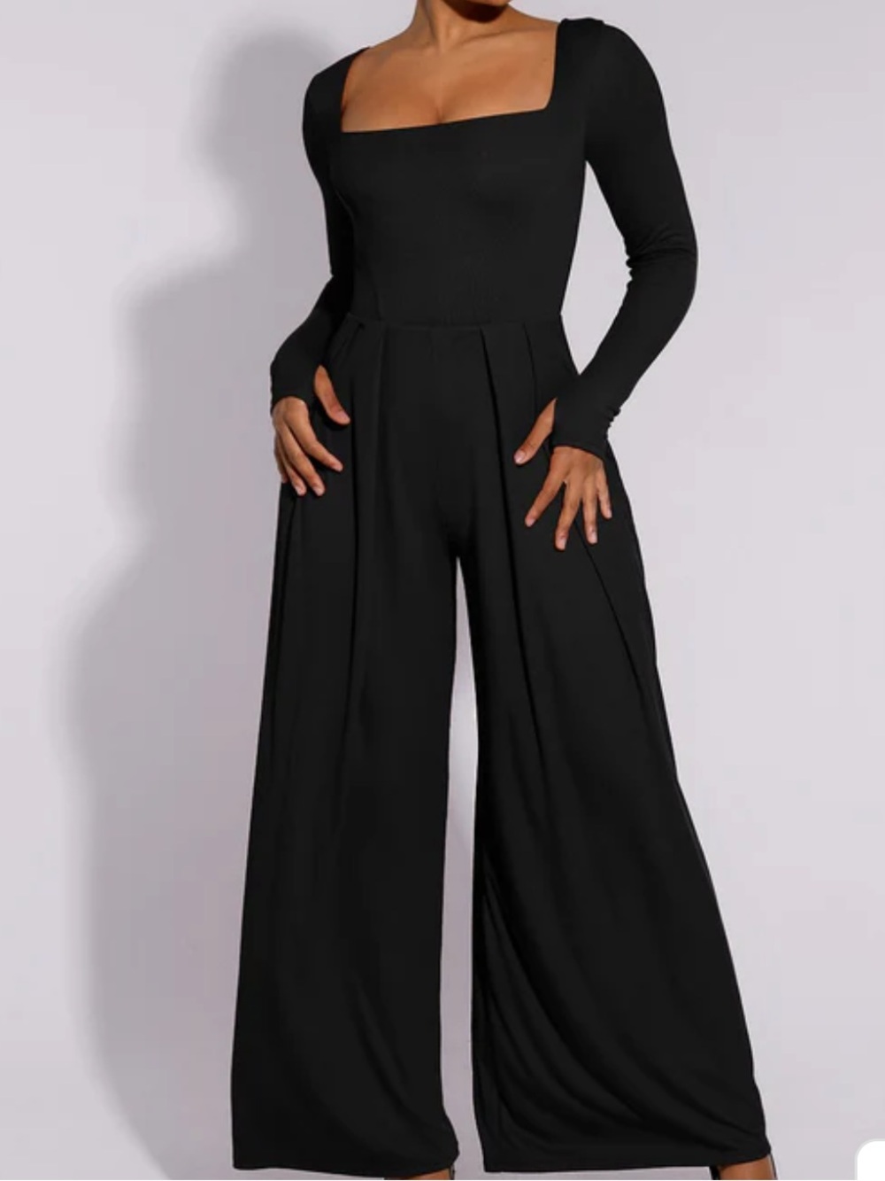 AirSlim® Square Neckline Built-In Shaping Jumpsuit